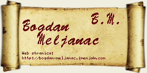 Bogdan Meljanac vizit kartica